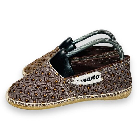 Cotheeka Natural Fiber Jute and Canvas Espadrilles Flats Brown Women's 8 - Picture 2 of 11